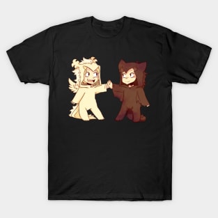 Sting and Rogue in dragon onesies sticker T-Shirt